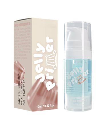 Zestivra Face Primer - Makeup Prep Gel Silky Face Primer Layer | Moisturizing Gelatin Grip Formula for Flawless Skin Finish Smooth Wear Cosmetic Base for