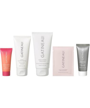 Gatineau - The Icons Discovery Collection - Cleanser Body Lotion Exfoliating Gommage Face Cream + Eye Treatment Travel or Trial Gift Set - Buy Online on GoSupps.com