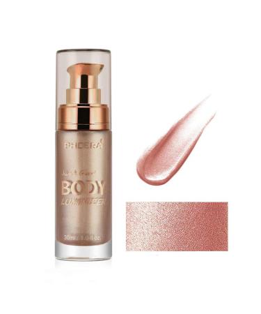 Phoera Liquid Highlighter Body Shimmer Waterproof Bronzer Spray - 101 Rose Golden - Buy Online on GoSupps.com