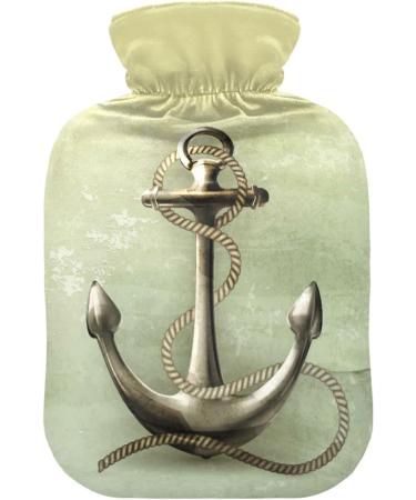 Shop Naanle Vintage Anchor Heat Bottle - 2L Large Hot Water Bottle for Pain Relief & Warmth | Ideal for Bed & Feet | International Shipping Available - Buy Online on GoSupps.com