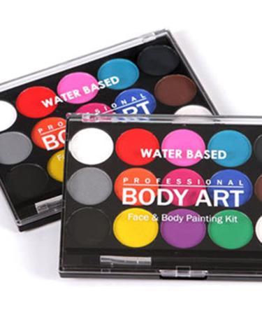 Bodhi2000 15 Colors Party Body Painting Makeup - Eco-Friendly Non-Toxic Easy to Clean Pigment for Model Painting - Buy Online on GoSupps.com