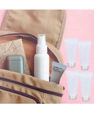 Refillable Travel Tubes 10PCS - 10ml Empty Squeeze Bottles for Facial Cleanser Hand Cream Lotion | Clear Plastic Mini Toothpaste Containers for DIY Projects - Buy Online on GoSupps.com