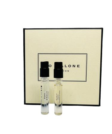 Jo Malone London Scent pairing Duo Poppy & Barley + Scarlet Poppy Sample Vial 0.05oz/ 1.5ml ea