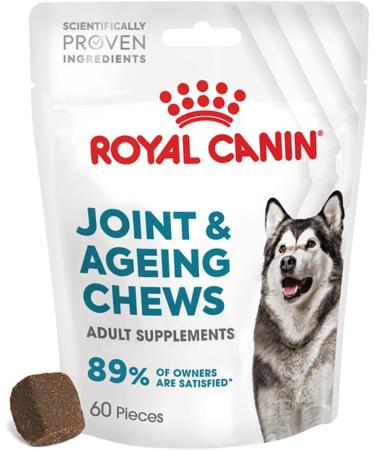 Royal Canin Joint & Ageing Chews | Double Pack | 2 x 240 g | Snacks for Adult Dogs of All Sizes & Breeds | In Resealable Bag | Developing with Veterinarians | With Green-lipped Mud - Buy Online on GoSupps.com