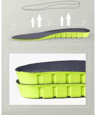 Buy Sports Enhanced Insole Latex for Men & Women - Thick Breathable Soft Sole for Spring & Autumn (Size 46 Gray) - International Shipping Available - Buy Online on GoSupps.com