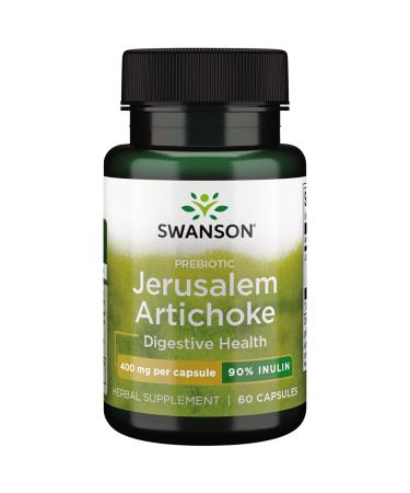 Swanson Full Spectrum Jerusalem Artichoke 400 Milligrams 60 Capsules
