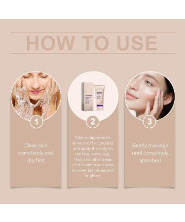 Cr me Anti-cernes claircissante Sans Maquillage Am liore le Teint In gal Couvre Les Imperfections claircissant Instantan Polyvalent Application Facile(2pcs) - Buy Online on GoSupps.com