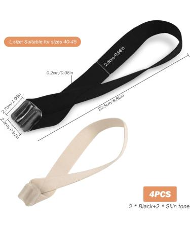 Toe Spreader for Correction 4 Pack Elastic Breathable Toe Spacers for Bunions Portable Skin-Friendly Protection for Overlapping Toes - 6.9 x 1 Inch - Buy Online on GoSupps.com