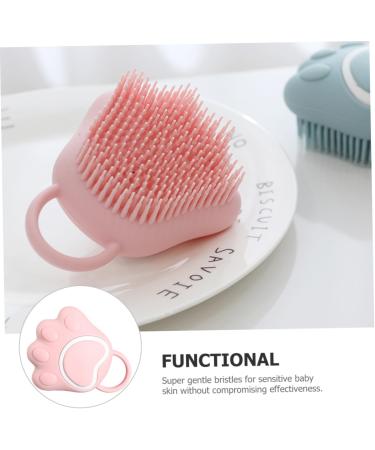 Magiclulu 2-in-1 Shampoo Brush & Scalp Massager for Kids - Pink Lavaerde Diffusor Hairbrush & Sponge - Gentle Massage for Healthy Hair - Buy Online on GoSupps.com