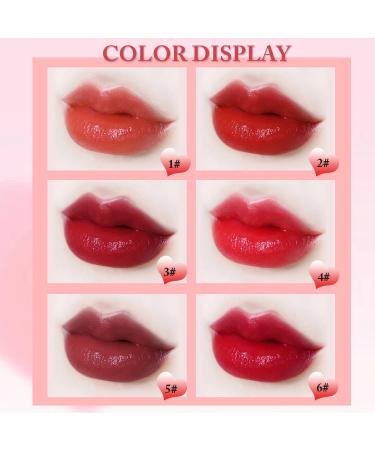 6 Colors Korean Lip Tint Stain Set - Long Lasting, Waterproof Lip and Cheek Tint with High Pigment and Vivid Color | Non-Stick Cup Mini Liquid Lipstick for Plumping - Lip Tint Makeup Set - Buy Online on GoSupps.com