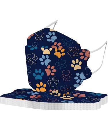 Gigimountain 50 Pack Children's 4-Layer Disposable Face Masks with Cartoon Motifs - Breathable Mouth-Nose Protection 3D Design Bandana Neck Scarf - Buy Online on GoSupps.com