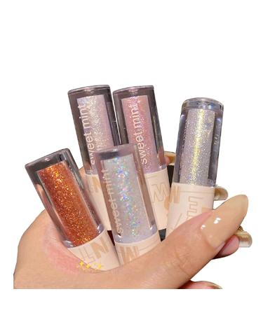 SURORAIN Liquid Glitter Eyeshadow  Longwearing Lasting Shimmer  Waterproof  Long Lasting  Quick-Drying  Non-Greasy  Create multi-dimensional Beauty Eye Looks easily (5PCS) - Buy Online on GoSupps.com