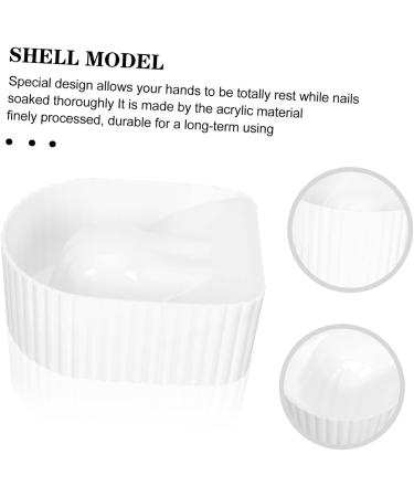 minkissy Manicure Hand Soak Bowl Nail Tools Nail Art Tools Manicure Hand Bowl Manicure Tools Nail Soak Bowl Nail Art Supplies Gel Nail Polish Nail Soak off Bowl Acrylic White Manual Remover - Buy Online on GoSupps.com
