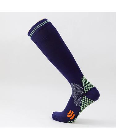 Luofang Compression Socks for Men & Women - 23-32 mmHg Knee-High Breathable Padded for Enhanced Blood Circulation - Ideal Running Socks in Black - Buy Online on GoSupps.com
