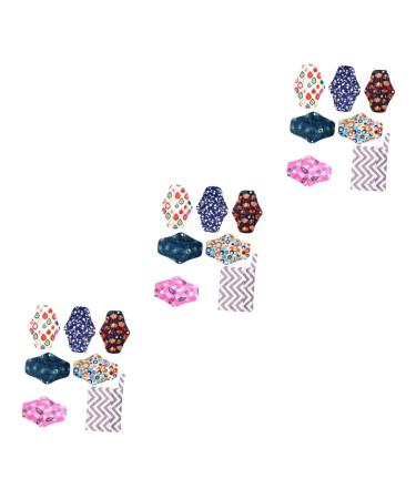 Minkissy 18 STK Storage bags for women's bandages menstruation pad ladies binding with wings.