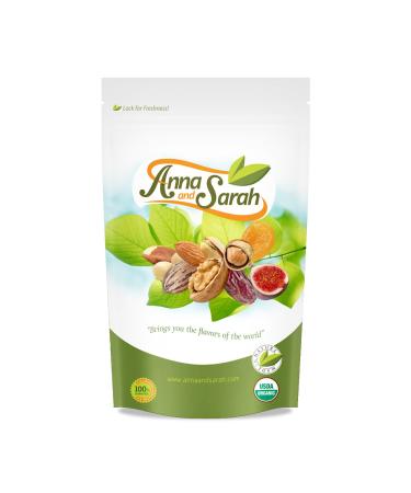 Anna and Sarah Organic Dried Apricots - 3lbs Resealable Bag | Premium Quality, Non-GMO, Unsulfured | Perfect Snack Option | 1 Pack - Buy Online on GoSupps.com