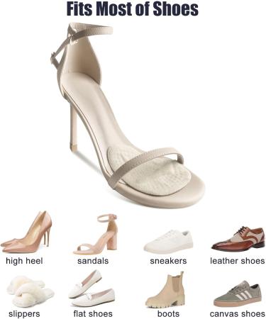 Metatarsal Pads for Women | Heel Inserts to Reduce Foot Pain & Prevent Sliding | Comfortable Shoe Inserts (Pale Apricot - Buy Online on GoSupps.com