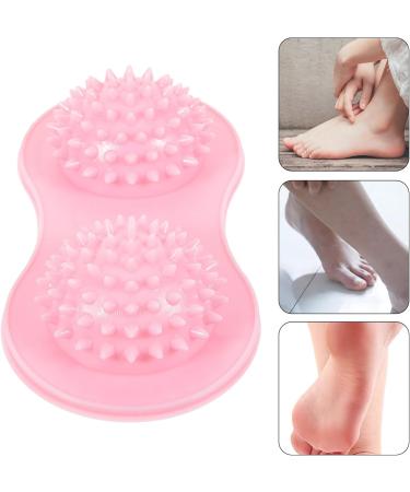Healvian Foot Massage Ball Set - 2 Half Ball Balance Pods for Deep Tissue Relief Acupuncture Support & Plantar Fasciitis Exercise - Pink - Buy Online on GoSupps.com