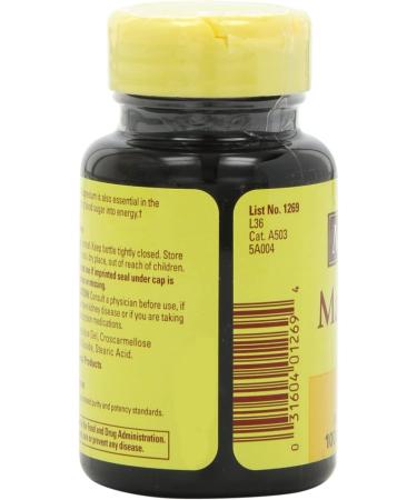 Nature Made Magnesium 250 mg - 100 Tablets | Supports Muscle & Nerve Health - Buy Online on GoSupps.com