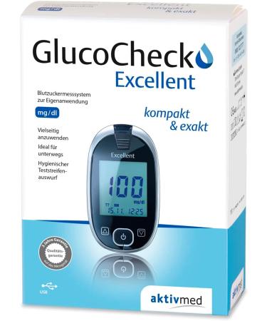 GlucoCheck Excellent Starter Set 110 Blood Glucose Test Strips (mg/dl) | Accurate International Shipping - Buy Online on GoSupps.com