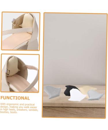 6 Pairs Forefoot Half Size Pads - Non Slip Self-Adhesive Insoles for Heels | Comfortable Reusable Shoe Cushions for Women - Buy Online on GoSupps.com