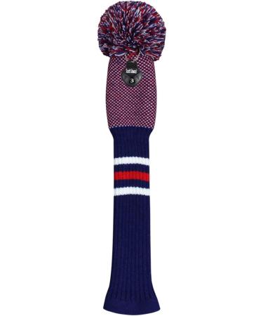 Scott Edward 1PCS Knit Hybrid Head Cover for Driver Wood Fairway - Rotating Number Tags & Fairway Dots - Buy Online on GoSupps.com