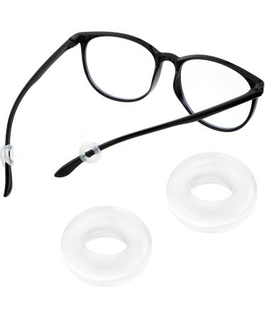 10 Pairs Anti-Slip Silicone Ear Hooks for Glasses | Transparent Round Ear Pads for Sports & Reading Glasses - Buy Online on GoSupps.com