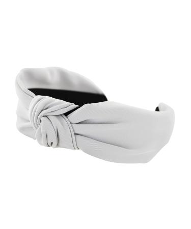 Buy AXY Vintage Knot Headband - Beautiful Light Grey Fabric Hair Accessory for Ladies - Buy Online on GoSupps.com
