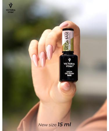 Victoria Vynn Mega Base Hard & Long Nails UV Led Hybrid Gel Polish 15ml (Nude) Nude 15 ml (Pack of 1) - Buy Online on GoSupps.com