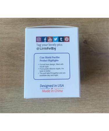 Buy LittleForBig Adult Size Pacifier 3 Pack - Black Green Purple | International Shipping Available - Buy Online on GoSupps.com