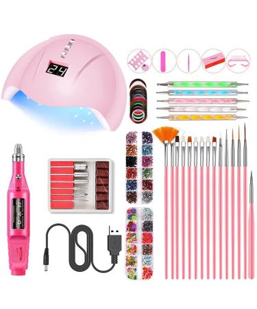 Almost Practical Portable UV Lamp LED Dry Nail Kit Nail Art Manicure Set Acrylic Nail Tools