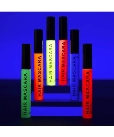 Stargazer Neon Orange UV Reactive Hair Mascara | Wash Out Color for Vibrant Hair - Buy Online on GoSupps.com