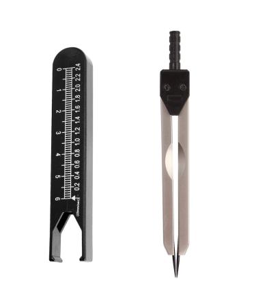 Laniakea ECG EKG Caliper Black Divider for Nursing - Accurate Electrocardiogram Measurement Tool - Buy Online on GoSupps.com