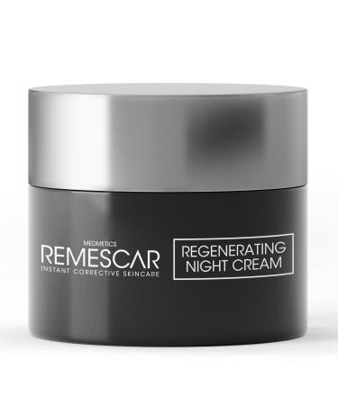 Remescar Regenerating Night Cream 50ml - Facial Moisturiser to Nourish Repair and Hydrate Overnight with Anti Aging Microbiome Technology - Nourishes for a Lumuinous and Fresh Appearance