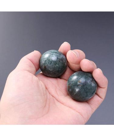 Fascia Roll & Baoding Balls Set - Black Exercise & Massage Balls for Stress Relief & Hand Therapy - Buy Online on GoSupps.com
