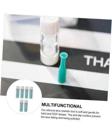 ULTECHNOVO 6pcs Contact Lens Suction Stick Contacts Removal Tool Hard Inserter Contact Lense Remover Tool Contact Lense Suction Stick Plunger Lenses Cup Abs Glasses Case Green 5x0.8x0.8cm - Buy Online on GoSupps.com