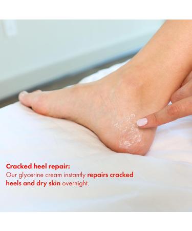 ELMORE 42% Glycerine Cream - Chamomile Extract Moisturizing for Chapped Skin & Cracked Heels | Fragrance-Free Glycerin Hand Cream - Fast-Absorbing Formula - Buy Online on GoSupps.com