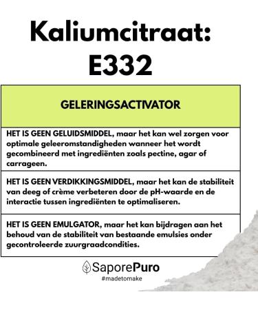 Gioia Group Srl Saporepuro Potassium Citrate powder 200 g - Buy Online on GoSupps.com