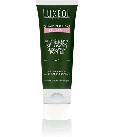 LUX OL - Smoothing Shampoo - Relaxes & Smoothes Hair - Makes Styling Easier - Care for Unruly Wavy & Unruly Hair - 87% Natural Ingredients - Made in France - 200ml
