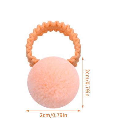 Wisebom 20pcs Colorful Pom Pom Hair Ties for Kids | Elastic Headbands & Hair Accessories for Toddlers & Girls - Buy Online on GoSupps.com