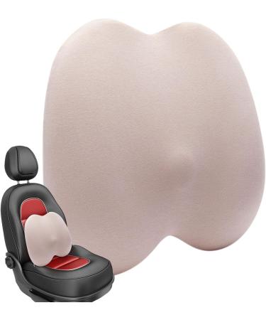 Back Rest for Car | Breathable Lumbar Support Cushion - Car Seat Waist Protection Support Ergonomic Soft Sponge Backrest Cushion Pink - Buy Online on GoSupps.com