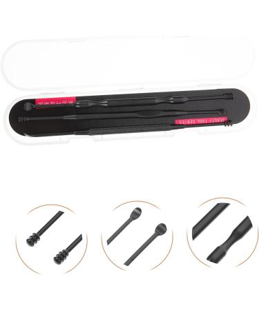 Hemoton 1 Set Ear Pick Limpiador De Oidos Household Tools Portable Ear Pick Ear Wax Digger Ear Spoon Cleaner Dual Use Earwax Tool Ear Supplies Stainless Steel Earwax Tool Black Outdoor - Buy Online on GoSupps.com
