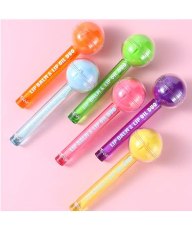 Tinted Lip Balm & Magic pH Color Changing Lipstick - Hydrating Lip Care for Girls | Lollipop Lip Gloss Combo with Vitamin E - Buy Online on GoSupps.com