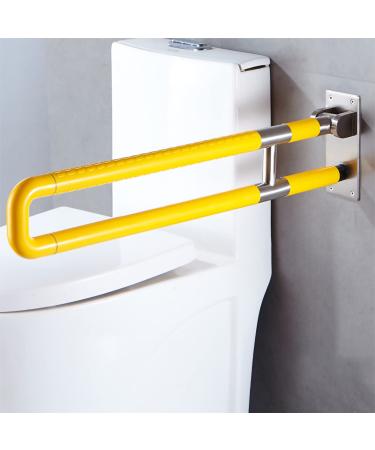 Folding Disabled Handrails Grab Bars Rail Safety Support Handrail Toilet Folding Safety Armrest Bathroom Accessible Toilet Disabled Auxiliary Tools Safety Handle and Rail for Lavat
