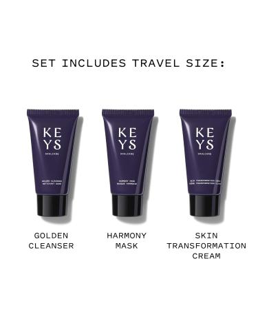 Keys Soulcare Skin Recharge Set | Golden Cleanser Face Cream & Harmony Mask | Calming & Soothing Skincare | Cruelty-Free | International Shipping - Buy Online on GoSupps.com