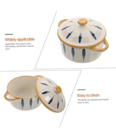 VICASKY Complementary Kids Desserts Cooking Creative with Eating Home Kitchen Dual-Handle Dessert Ceramic - Buy Online on GoSupps.com