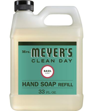 Mrs. Meyer's Clean Day Basil Hand Soap Refill - 33 Fl. Oz (Pack of 2) - Buy Online on GoSupps.com