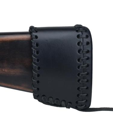 OXPANG Leather Rifle Gun Buttstock Extension - Black Veg Tanned Slip-On Recoil Pad - Buy Online on GoSupps.com