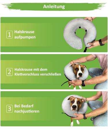 MC-Royal Premium Inflatable Dog & Cat Collar - Leak Protection Reliable Comfort - Size L - Best for Sore Necks & Injury Recovery - Buy Online on GoSupps.com