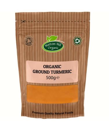 Organic Ground Turmeric 500g by Hatton Hill Organic - Certified Organic